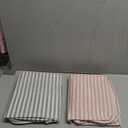 Lifewit 2 Pack Laundry Hamper Large Collapsible Laundry Basket, Freestanding Waterproof Cloth Hamper with Easy Carry Handles in Laundry Room Bedroom Bathroom Dorm for Adult, Gray&Pink, 2 x 80L (Rosa)