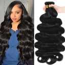 Bundles Human Hair 22 24 26 Inch Natural Black Body Wave Human Hair Extension 12A Unprocessed Brazilian Virgin Hair For Boho Braids Quick Weave Bundles for Women