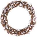 WILLBOND 64 Feet Ply Pip Berry Garland for Christmas Winter Indoor Outdoor Decor Head Wreaths Wedding Crowns (White, 30 Packs)