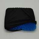 Gel Seat Cushion, Cooling seat Cushion (Super Large & Thick), Breathable Honeycomb Design Absorbs Pressure Points Seat Cushion, Gel Cushion for Office Chair, Home Car seat Cushion for Wheelchair (Blue)