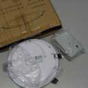 Elaruslux 2 Pack 7 Inch 3CCT Ultra-Thin LED Recessed Light with Junction Box, 3000K/ 4500K/ 6000K Selectable, 18W Eqv 125W, Dimmable Canless Downlight, 1600LM High Brightness