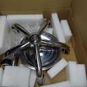 Portable Gym Chalk Stand,Freestanding Holder Gym Chalk Bowl,Stainless Steel Chalk Bowl,Gym Chalk Holder,Suitable for All Kinds of Sports Venues (Stainless Steel)