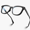 VISOONE Square Classic Blue Light Blocking Glasses with Non Prescription Anti Glare For Women and Men NOE
