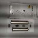 Rechargeable Milk Frother Battery Operated,2-Speed Portable Travel Frother,Electric Milk Foamer Coffee Frother for Latte, Cappuccino, Hot Chocolate Drink Mixer with Double Mini Whisks and USB Cable (Silver)