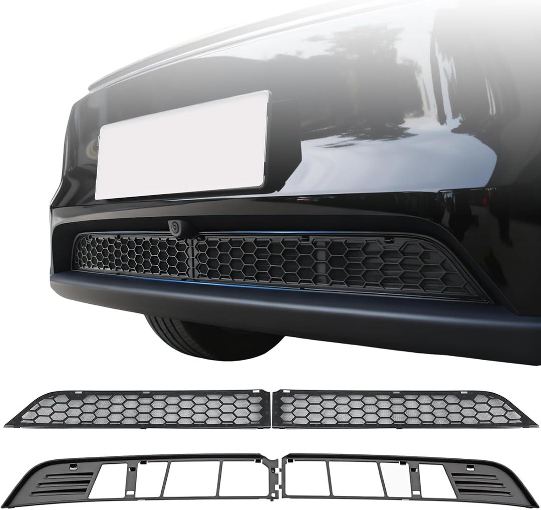 Grille Mesh Inserts for 2025 2026 Tesla Model Y Juniper Accessories, Front Air Inlet Vent Grille Cover Replacement for New Model Y Juniper Accessories (Not fit Model Y Standard)