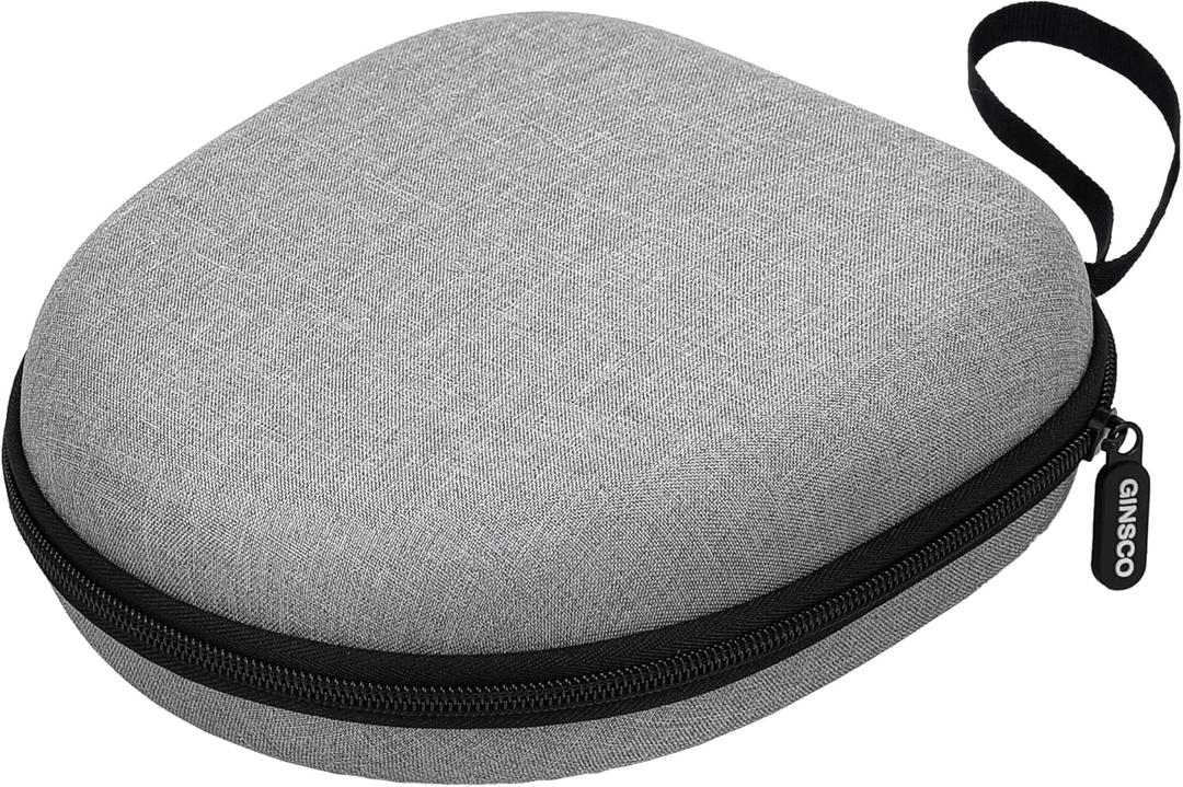 Ginsco Universal Headphone Case Compatible with JBL Tune 510BT 720BT, Sony WH-CH 720N/WH-CH520, with Sony/JBL/Soundcore Q20i Q30/BERIBES/TOZO/KVIDIO etc Wireless Headphones Gray