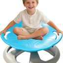 FERUERW Spinning Chair for Autistic Kids with Handle, Sensory Swivel Chair, 220LBS Weight Capacity, Sensory Toy for Children with ADHD/Autism, Training Body Coordination, 3+ Years (Blue)