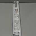 Tension Rod for Windows 28 to 48 Inch, Spring Curtain Rods No Drilling 7/8" Diameter White Tension Rods Adjustable Curtain Rods Expandable Pressure Spring Tension Rods for Closet, Doorway