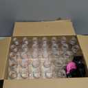 DANALLAN 30 Pack 8oz Empty Plastic Bottles with Leak-Proof Caps Food Grade Recyclable Bulk Beverage Containers Clear PET Bottles for Homemade Juice, Smoothie, Milk and Drinks