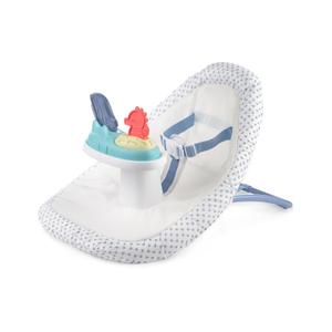 Skip Hop 2-in-1 Baby Ergonomic Activity Floor Seat for Upright Sitting Lightweight and Travel-Friendly Seascape Age 0+