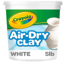 Crayola Air Dry Clay (5lbs), Teacher Supplies, Natural White Modeling Clay for Kids, Sculpting Material, Bulk Craft Supplies for Art Classrooms