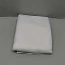 Chyhomenyc White Curtains 45 Inch Length 2 Panels, Faux Linen Textured Semi Sheer Light Filtering Soft Airy Rod Pocket Window Treatment Drapes for Living Room Bedroom, 30Wx45L Inch, 2 PCS