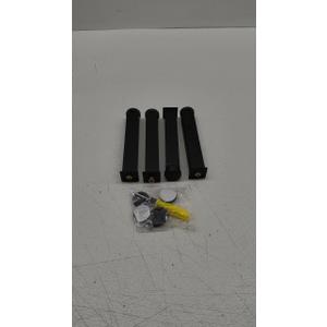 RemixOri 4Pcs Bed Frame Support Legs - Adjustable Metal Center Legs with Anti-Slip & Noise-Free Rubber Pads, Easy to Install for Beds, Slats, Sofa, Cabinets (7.87-8.66 inch)