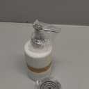 Soap Dispenser for Kitchen & Bathroom, Dish Soap, Hand Soap, Shampoo, Conditioner Dispenser Bottle with Stainless Steel Pump, Includes Silicone Funnel, Non-Slip Design, Kitchen Decor, White