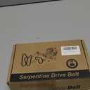 K060930 Serpentine Drive Belt 6-Rib 93.03" for Buick Enclave A8 Escalade Chevy Silverado Express Savana Sierra 1500 2500 3500,Avalanche 1500,GMC Yukon XL C63 EPDM Belt Replace 6PK2363 6K930