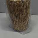 Coeusy Wicker Trash Can,Small Bathroom Trash Can,Water Hyacinth Wicker Waste Basket for Bathroom,Boho Waste Basket for Bedroom,Home Office,Compact Spaces(2 Gallon Round)