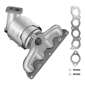 [Front]FortunaFlow Exhaust Manifold Catalytic Converter Compatible with Sonata 2009-2014,Kia Optima 2009-2020 2.4L Replace 674021(EPA Compliant high flow standard)