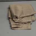 Biscaynebay Textured Fabric Square Tablecloths 54x54 Inches, Natural Water Resistant Spill Proof Table Cloth Washable Small Card Folding Table Covers for Dining, Kitchen, Wedding and Parties