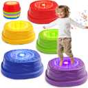 Stepping Stones for Kids - 3 Game Modes Stepping Stones with Light up&Music Non-Slip Balance Sensory Indoor Outdoor Play, Toddler Activities, Toys Birthday for Children Aged 3+
