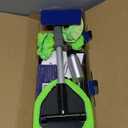 XINDELL 29-inch Windshield Cleaner Tool  Car Interior Window Cleaning Kit with Extended Long Handle & 4 Microfiber Pads, Auto Wiper Windshield Brush for Car, Trucks, SUVs, RVs & Home