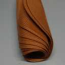 FunWheat Round Braided Placemats Set of 8 Table Mats for Dining Tables Woven Washable Non-Slip Place mats 15 inch(Pumpkin Orange,8pcs)