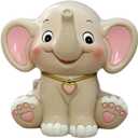 Cartoon Elephant Piggy Bank Coin Bank Money Saving Bank Money Box-Pink
