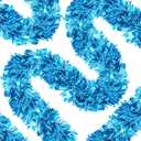 70 Ft Christmas Tinsel Garland Metallic Tinsel Twist Garland Glitter Christmas Tree Hanging Decorations for New Year Party Birthday Holiday Indoor Outdoor Supplies (Light Blue)
