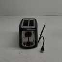 Toastmaster 2-Slice Cool Touch Toaster, black with stainless accent
