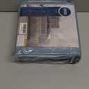 Nestl Queen Duvet Cover Set with Comforter Insert - Stone Blue 4 Piece 90x90 Duvet Cover & 2 Pillow Shams with White Quilted Down Alternative Comforter, Ultra Soft, All Season