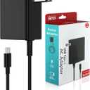 Jeunesse Charger Compatible with Nintendo Switch,45W Ac Adapter for Lite,OLED,Dock,Supports TV Mode,Portable Travel Charger with 5.5FT Cable USB C