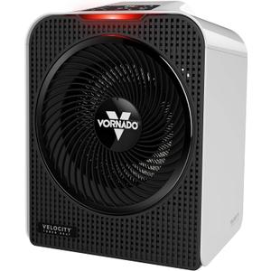 Vornado Velocity 5 Whole Room Space Heater with Auto Climate Control, Timer, and Safety Features, White, Large