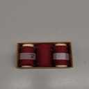 Vitalizart Silk Satin Ribbon 1-1/2 inch x 15 Yard Burgundy Red Handmade Frayed Ribbons for Gift Wrapping Baby Shower Wedding Bridal Bouquets Holiday Decor