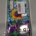 for Samsung Galaxy S23+ Case 2-in-1 Glossy All Inclusive Anti Fall Doublelayer Protection Soft TPU+PC Back Pattern Case Compatible with Samsung Galaxy S23+ 6.6inch for Girls Bright Sunflower
