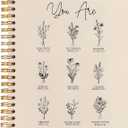 Floral Christian Notebook Journal, Christian Gifts for Women, Bible Journaling Notebook, Bible Notebooks for Note Taking, You Are Inspirational Hardcover Spiral Botebook 5.5x8.3 Inch