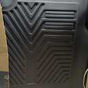 YITAMOTOR Floor Mats Fit for Ford F-150 2015-2026 & F150 Lightning 2022-2026 SuperCrew (Rear w/o U-Seat Flat Storage),TPE All Weather Truck mats, 1st & 2nd Row