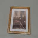 Heimlove 5x7 Picture Frames Natural Teak,Original Wood Hand Make Crafted Photo Frame with Mat to 4x6 Graduation Picture Display, Family Picture,Wedding Picture Tabletop & Wall Decoration