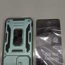 LeYi for Samsung A17/16-5G Phone Case: A17 5G Screen Protector [2 Packs] with Galaxy A16 Case, Magnetic Kickstand, Heavy Duty Shockproof for Celular Android Phone Case A 16/A17 5G, Alpine Green (6.7'')