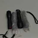 RECHOO Tactical Flashlight 4 Pack, Bright Zoomable LED Flashlight with High Lumens and 5 Modes, Waterproof Portable Pocket Flash Light for Emergency, Camping, and Outdoor Use - S1500