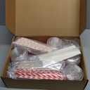 48 Pack 12 oz Hawaii Luau Cups with Lids and Straws Clear Disposable Pineapple Cups Tiki Tropical Palm Tree Flamingo Cups for Hawaiian Summer Beach Party,Tropics