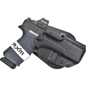 OWB Paddle Holster - Outside The Waistband fits Ruger RXM 4'' (Right, Carbon Fiber)
