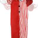 JOYIN 67" Halloween Decorations Outdoor, Scary Animatronics Clown Decor Clearance with LED Eyes and Creepy Sound, Life Size Animated for Haunted House Lawn Yard Patio