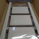 3 Step Ladder, Folding Step Stool with Wider Pedal, Anti-Slip Feet & Non Slip Stripes, Aluminum Sturdy Material, 300Lbs Capacity, Elegant Look of Cream Chocolate Better Matches Your Home
