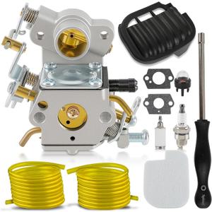 P3314 Carburetor for Poulan Pro P3314WS P3416 PP3816 PP4018 Chain Saw for Craftsman 358.350990 358.341900 358350830 42cc Chainsaw Replace C1M-W26 545070601 545040701