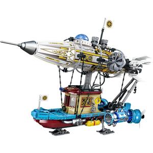 BDYDT Spaceship Set Steampunk Airship Building Blocks Set（1256PCS）-Building Set Model Toys Gifts for Kid and Adult，Interesting Gifts for Spaceship and Warship Enthusiasts