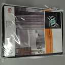 2 x HPD Half Price Drapes Blossom Printed Shower Curtain 71 Inches Long with 12 Hooks (1 Panel), Machine Washable Shower Curtains for Bathroom, 70W x 71L, Drizzle Grey