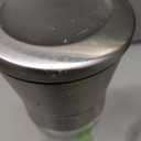 M JINGMEI Premium Stainless Steel Sea Salt and Pepper Grinder Set of 2 - Adjustable Ceramic - Tall Glass Salt and Pepper Shakers - Pepper Mill & Salt Mill W/Funnel (2.6"W x 7.5"H)