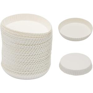 100pcs Disposable Cup Coverware 7.5 X 7.5cm Coffee Cup Drinking Lid Paper Cup Cap for Wedding/Parties//Kitchen (7.5 X 7.5cm)