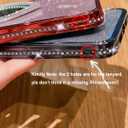 Changjia Glitter Mirror Case for iPhone 17 Pro Max,Cute Luxury Diamond Heart Makeup Mirror Bling Sparkly Rhinestones with Camera Protector TPU Bumper Women Girls Case for iPhone 17 Pro Max 6.9",Silver