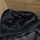 Ultra Soft Fluffy Car Seat Covers Universal 2-Piece Set, Plush Warm Winter Seat Cushion with Non-Slip Backing Seat Protection(Black)