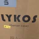 Lykos 39" Upgraded High Grade Electric Guitar Square Hard Case Tweed Fits Fender Stratocaster/Telecaster and other Standard Electric Guitars Hard Shell Protective Carrying Case (Wine Red), 41.34 X 14.37 X 4.53 Inches